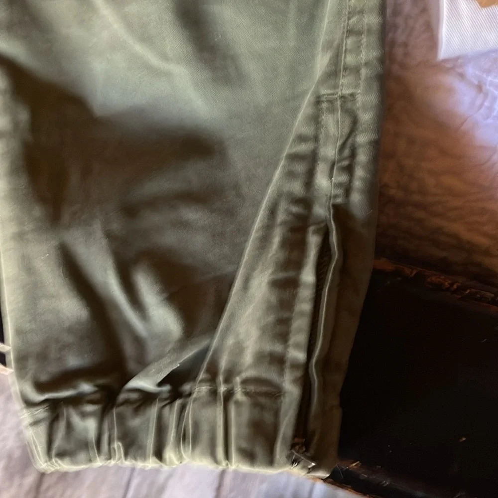 Nili Lotan Green Cargo Pants Relaxed Fit - Picture 4 of 5